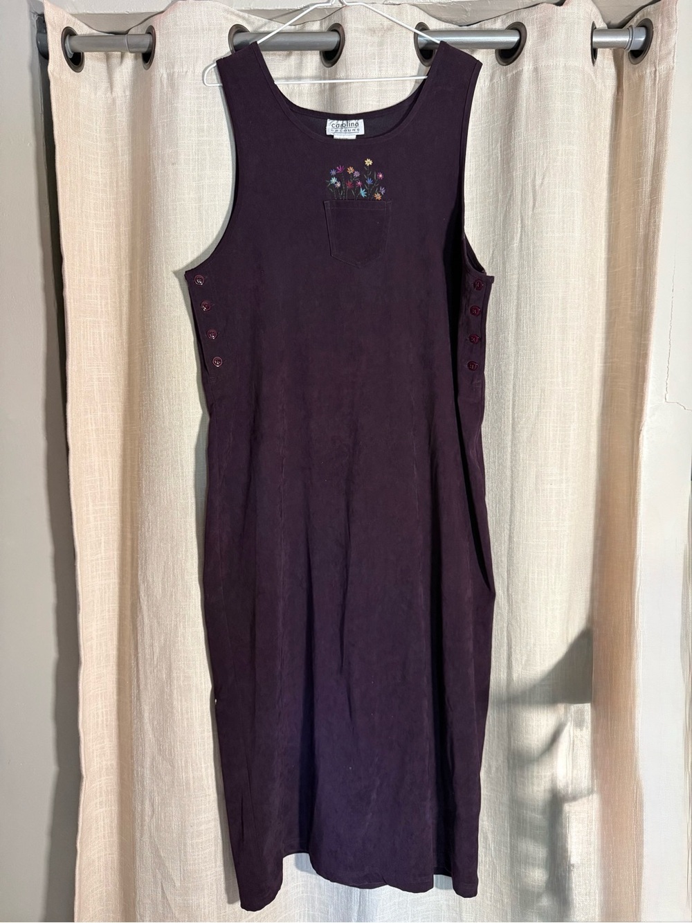 Carolina Colours Vintage Plum Sleeveless Dress Women’s Size 16